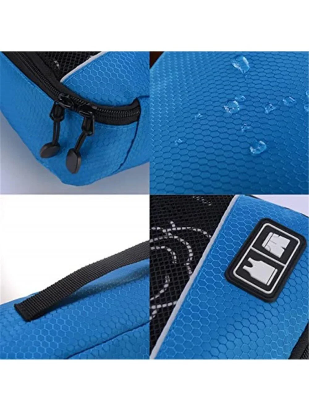 8 Set Packing Cubes Travel Organizer Luggage Bags Grey Blue 8PC Nylon Set